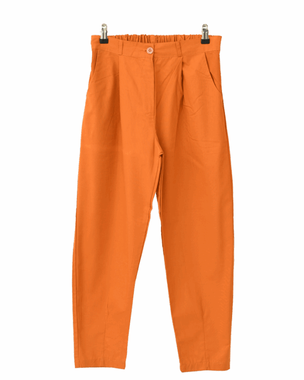 1 شلوار مام فیت لینن - Image 1