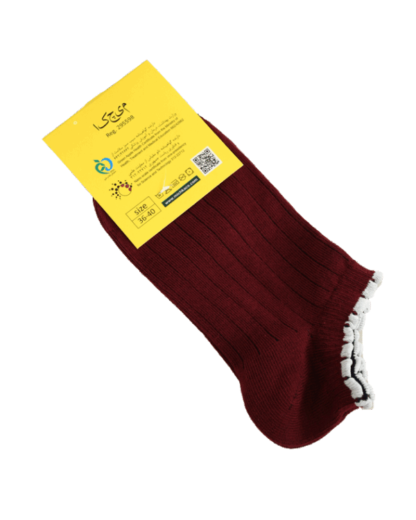 جوراب مچی لبه رنگی - Image 3