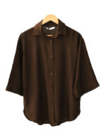 شومیز لینن اسلپ رنگی