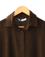 شومیز لینن اسلپ رنگی - Image 6