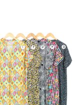 پیراهن یقه هفت طرح دار - Image 2