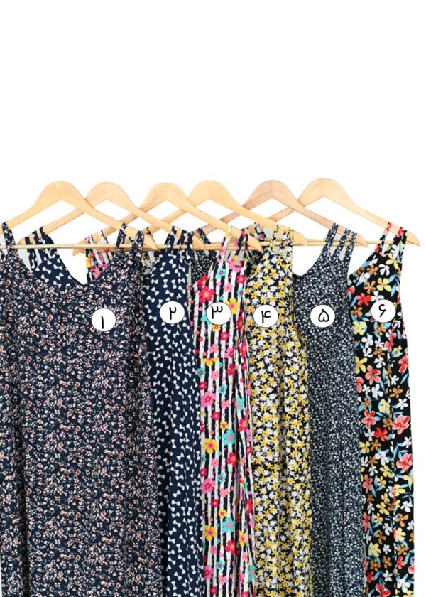 پیراهن دوبند طرح دار - Image 2