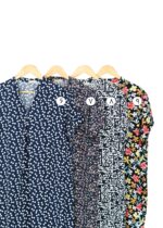 پیراهن یقه هفت طرح دار - Image 3