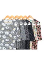 بلوز استین سه ربع طرح دار - Image 5