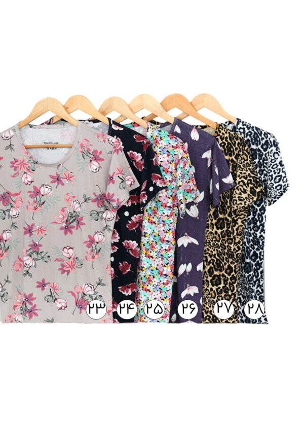 تیشرت طرح دار راحتی - Image 3