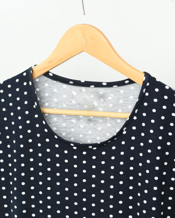 بلوز استین سه ربع طرح دار - Image 8