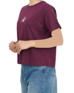 تیشرت زنانه گلدوزی شکوفه - Image 3