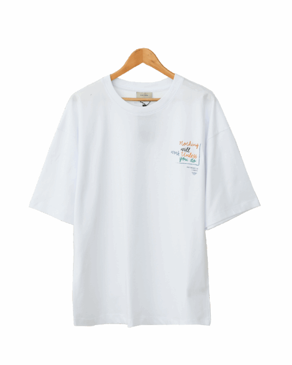 تیشرت مردانه فونت رنگی کانی راش - Image 1