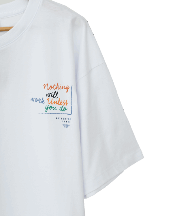 تیشرت مردانه فونت رنگی کانی راش - Image 3