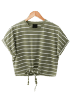 تیشرت رینگی پایین گره ای