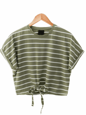 تیشرت رینگی پایین گره ای