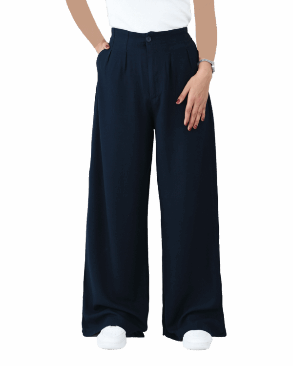 شلوار لینن اسلپ بگ - Image 5