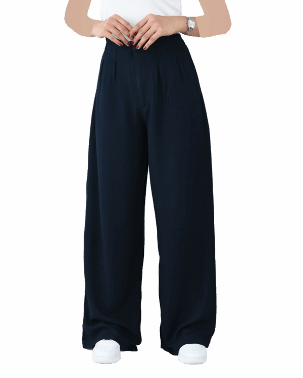 شلوار لینن اسلپ بگ - Image 3