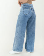 شلوار جین آبی فول بگ واکو - Image 3