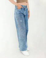 شلوار جین آبی فول بگ واکو - Image 4