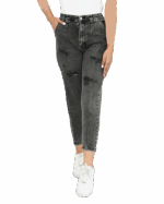 شلوار جین مام فیت زاپدار رویال - Image 5