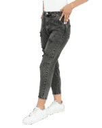 شلوار جین مام فیت زاپدار رویال - Image 6