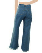 شلوار جین شافل آبی - Image 2