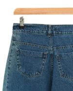 شلوار جین شافل آبی - Image 7