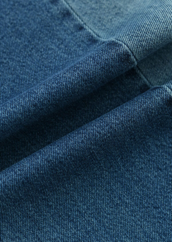 شلوار جین شافل آبی - Image 8