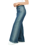 شلوار جین شافل آبی - Image 5