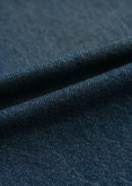 شلوار بگ کوتاه دمپا ریش آبی کدر - Image 6