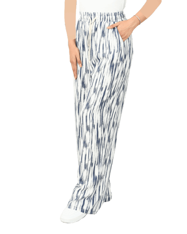 شلوار لینن اسلپ چاپی - Image 4