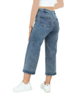 شلوار جین واید لگ آبی - Image 2