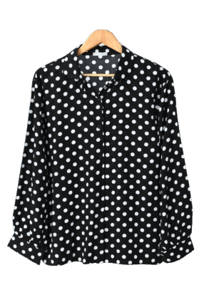 شومیز خال خالی