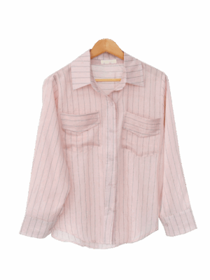 شومیز راه راه جیب پاکتی