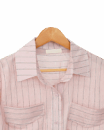 شومیز راه راه جیب پاکتی - Image 4