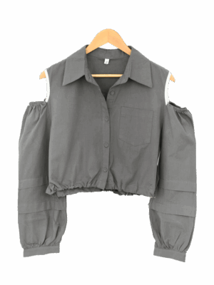 شومیز سرشانه باز