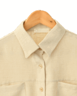 شومیز گره ای جیب دار - Image 4