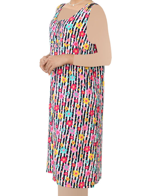 پیراهن دوبند طرح دار - Image 5