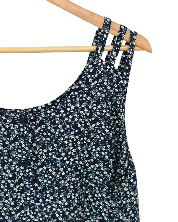 پیراهن دوبند طرح دار - Image 3