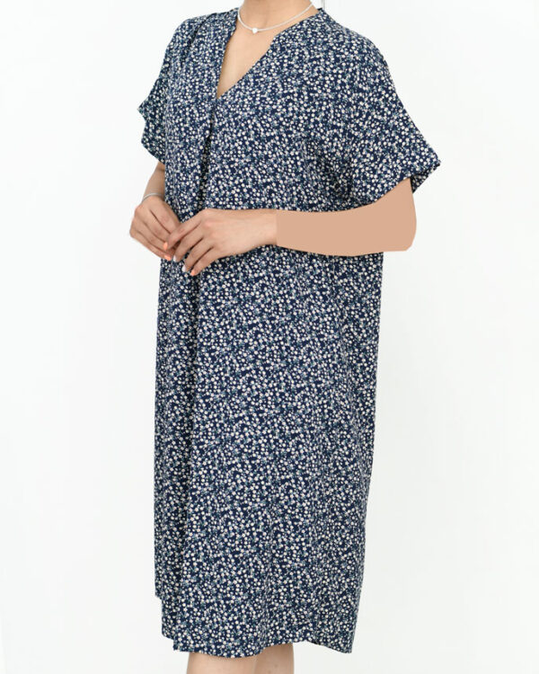 پیراهن یقه هفت طرح دار - Image 6