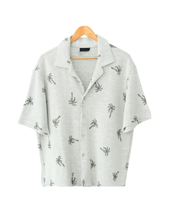 پیراهن مردانه آستین کوتاه نخل کانی راش - Image 1