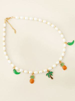 گردنبند مرواریدی آیلند