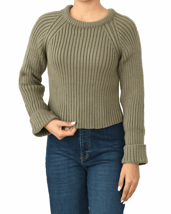 DSC_5162 بافت کراپ آستین پاکتی - Image 3