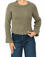 بافت کراپ آستین پاکتی - Image 6