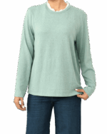 بلوز یقه چین ریز بافت