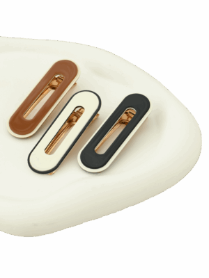 گیره مو دو رنگ