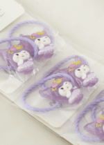 کش موی جفتی کرومی بنفش - Image 2