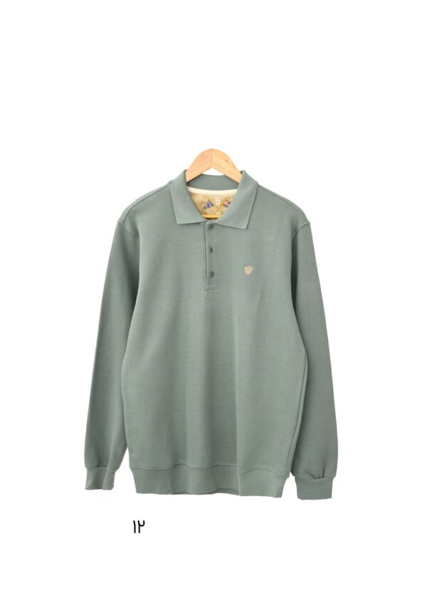 Slide1 پلیور کبریتی یقه دار مردانه - Image 4