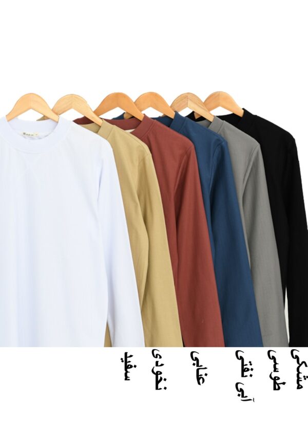 Slide1 بلوز یقه گرد مردانه - Image 2