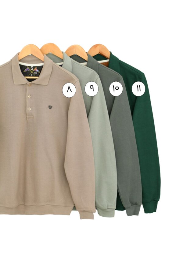 Slide2 پلیور کبریتی یقه دار مردانه - Image 3