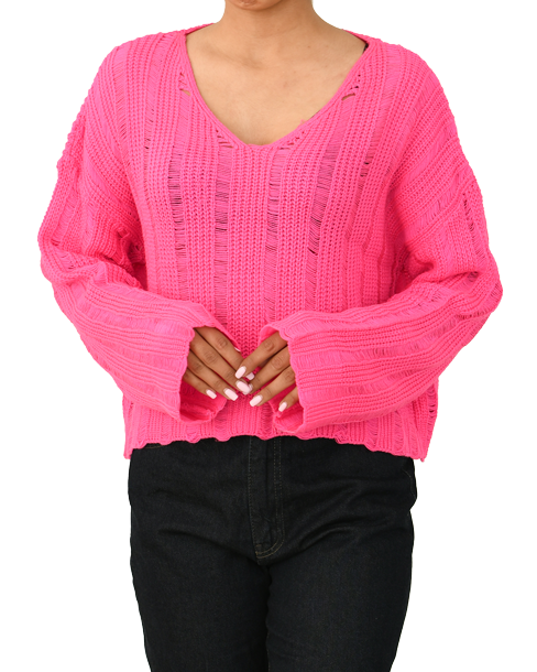 بافت-ال-اس-کی-صورتی--(4) بافت یقه هفت LSK - Image 3