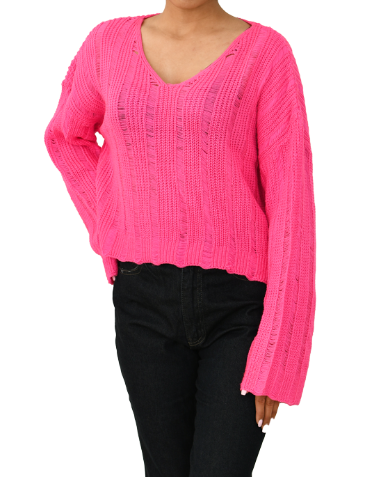 بافت-ال-اس-کی-صورتی--(5) بافت یقه هفت LSK - Image 6