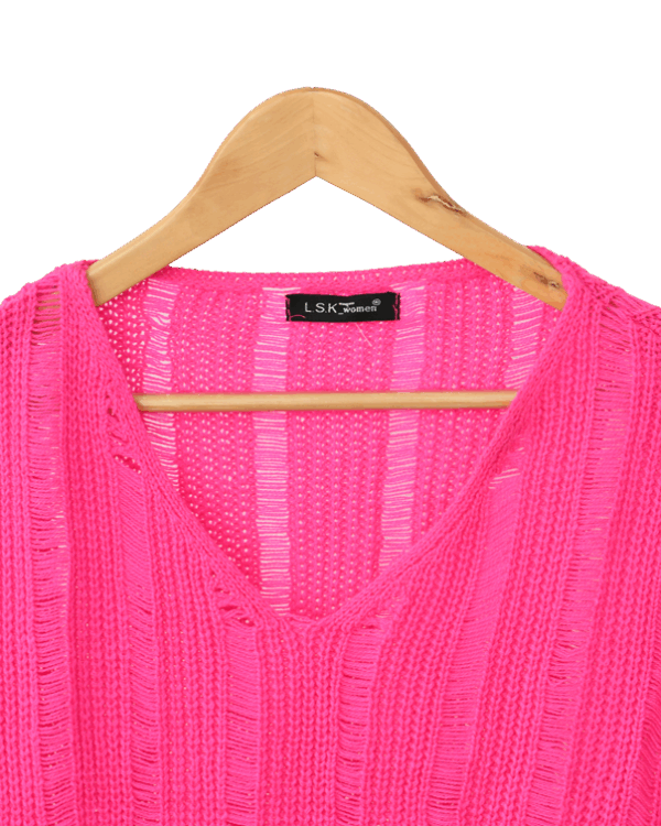 بافت-ال-اس-کی-صورتی--(8) بافت یقه هفت LSK - Image 4