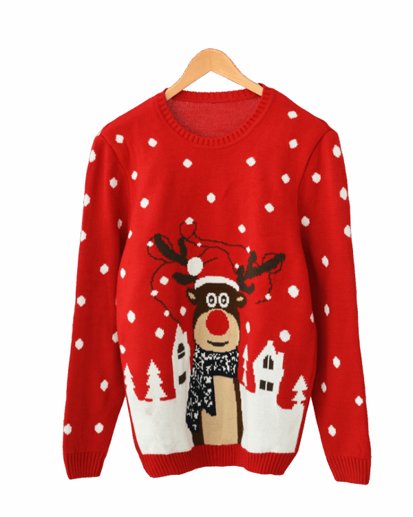 بافت-کریسمس--(2) بافت گوزن - Image 1